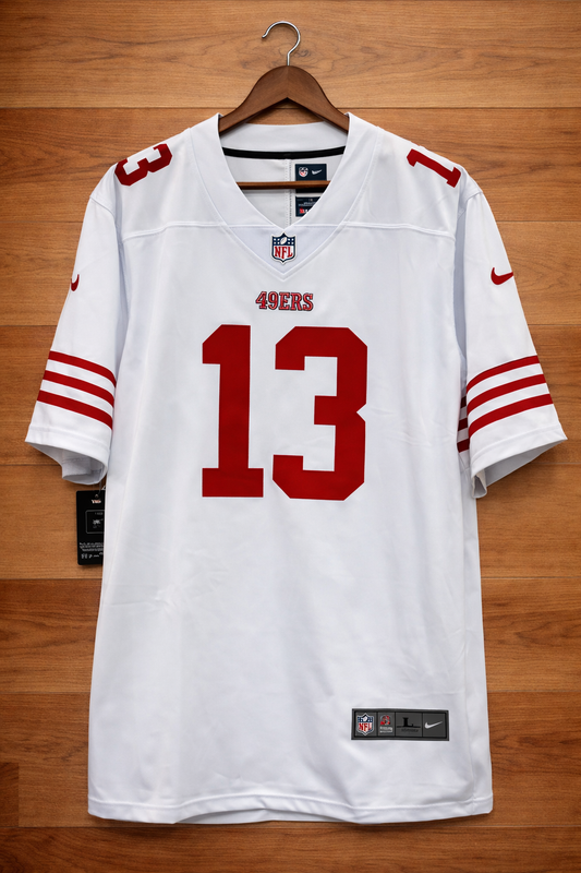 San Francisco 49ers football white jersey for men Brock Purdy #13 new with tags