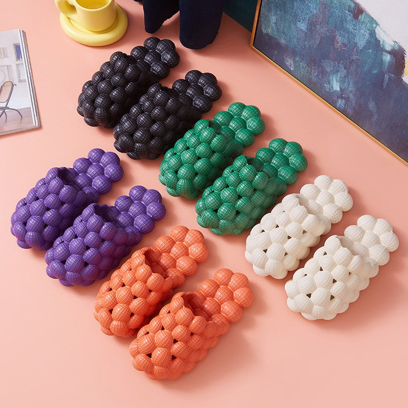 35-48 lychee slippers bubble slippers trend male and female couples bubble sandals and slippers men slides