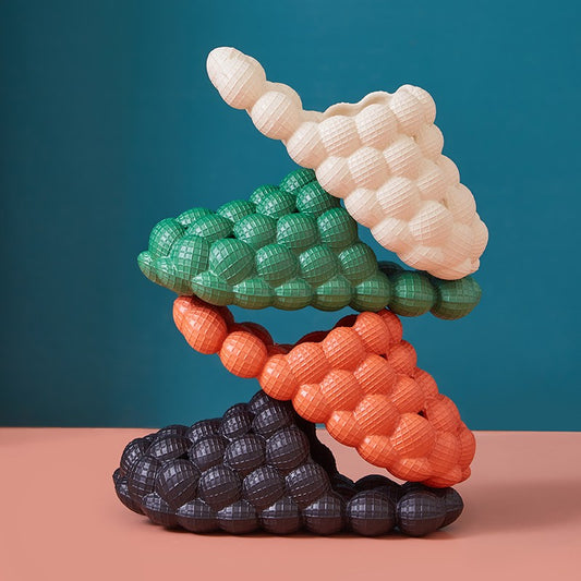 35-48 lychee slippers bubble slippers trend male and female couples bubble sandals and slippers men slides