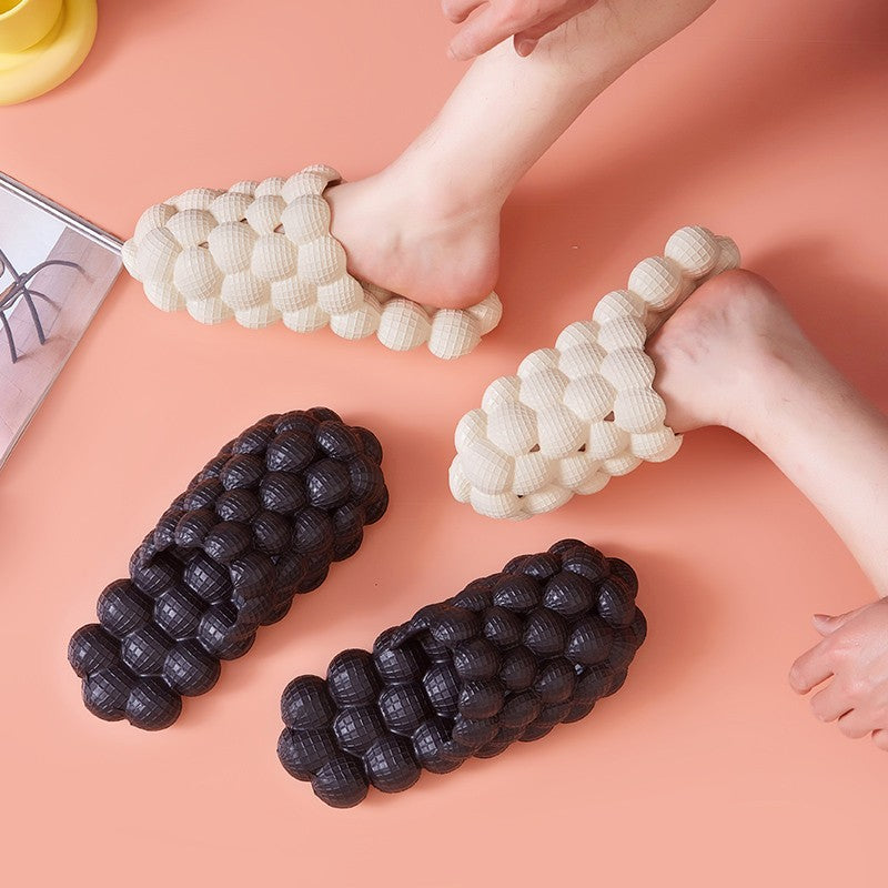 35-48 lychee slippers bubble slippers trend male and female couples bubble sandals and slippers men slides