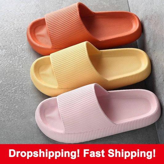 Home Slippers Thick Platform Cloud Slides for men and women