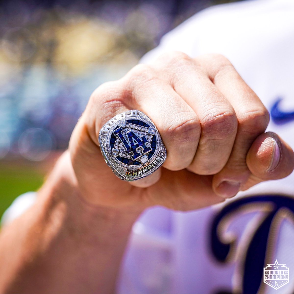 LA Dodgers Champions Ring Baseball Collection w the Box