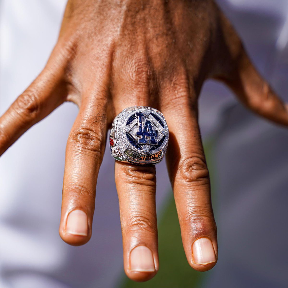 LA Dodgers Champions Ring Baseball Collection w the Box