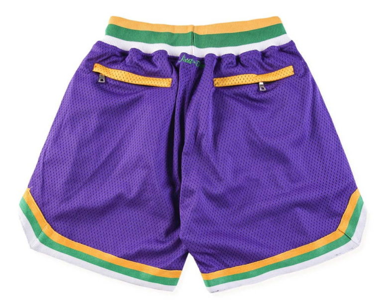 Utah Jazz Basketball Retro Shorts