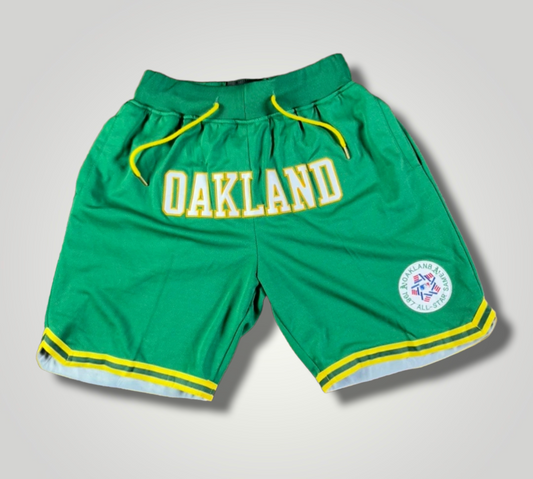 Oakland A's Athletics Baseball Shorts San Fransisco Oakland