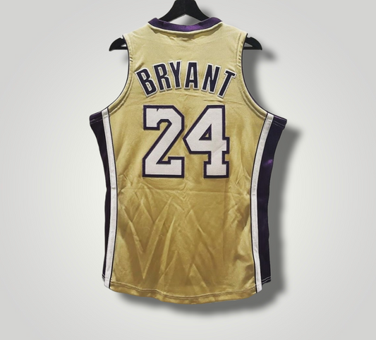 Lakers Kobe Bryant Golden Jersey #24