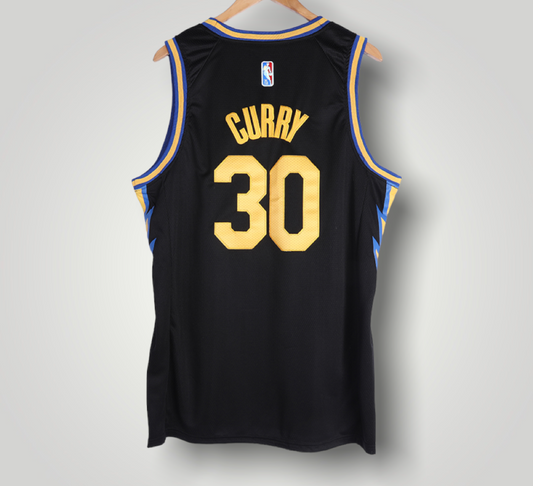 San Fransisco Golden State Warriors Stephen Curry Black Jersey #30