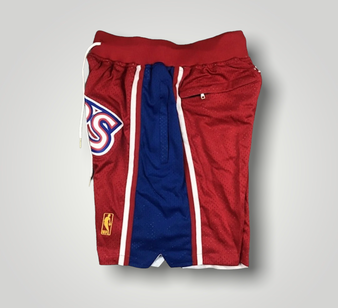 Philadelphia 76ers Red Sixers Basketball Shorts