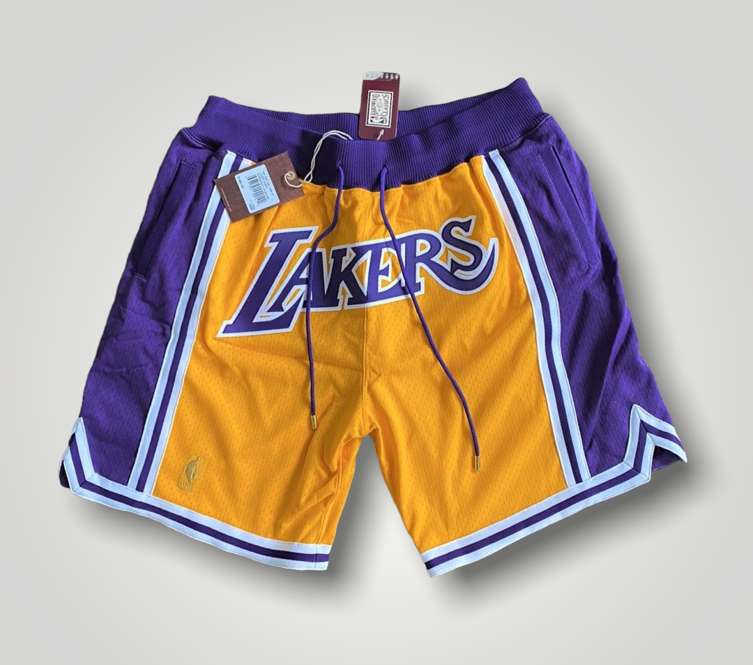 Los Angeles Lakers Basketball Shorts Summer Collection