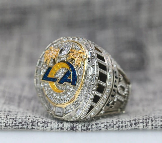 Los Angeles Rams Super Bowl Football Ring 2022 With Box
