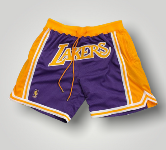 Lakers Purple Basketball Shorts