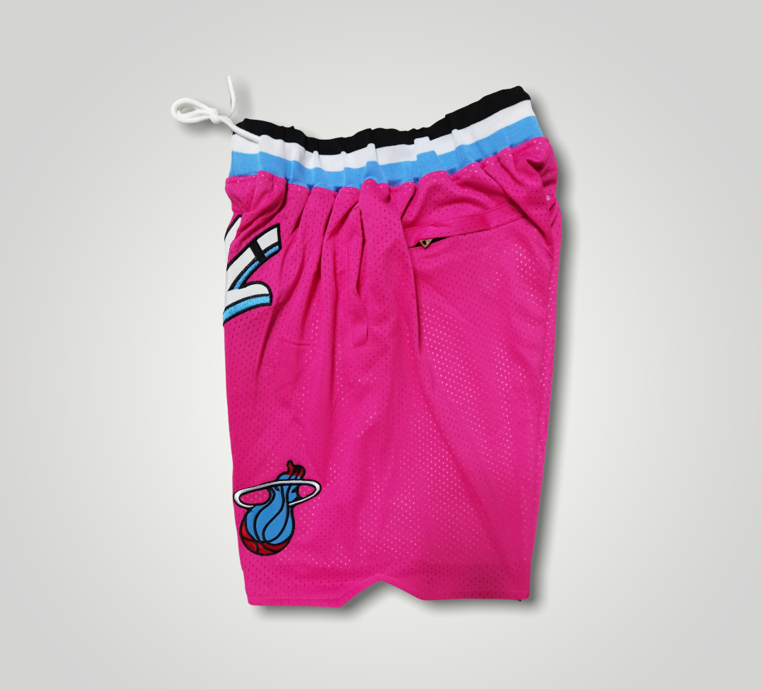 Miami Heat Basketball Pink Shorts
