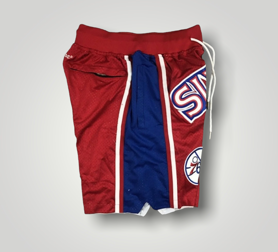 Philadelphia 76ers Red Sixers Basketball Shorts