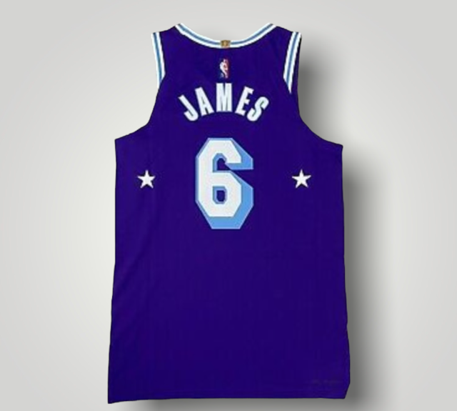 Los Angeles Lakers Lebron James City Night Jersey #6