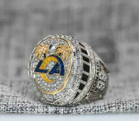 Los Angeles Rams Super Bowl Football Ring 2022 With Box