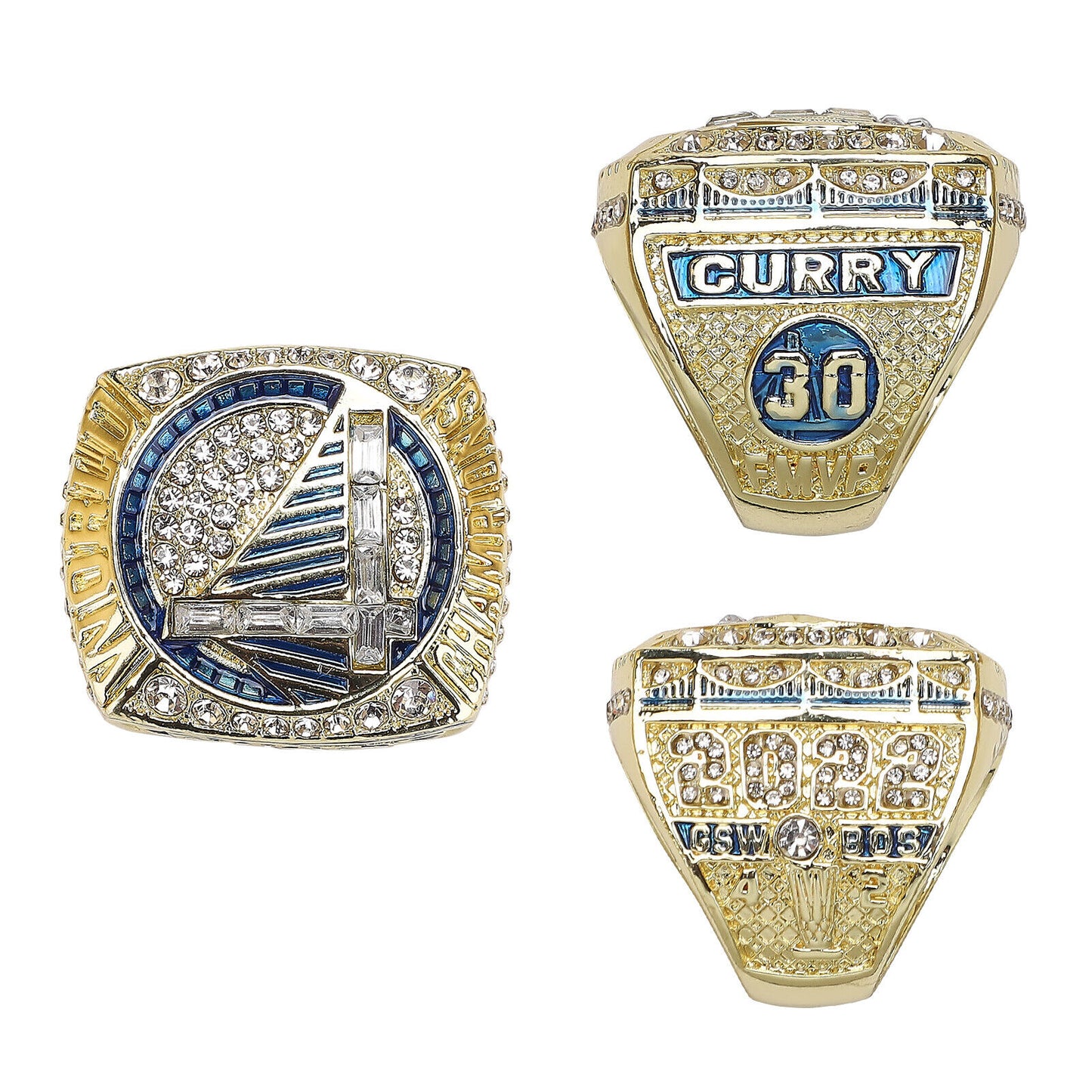 Golden State Warriors Basketball Ring 2022 for Stephen Curry #30
