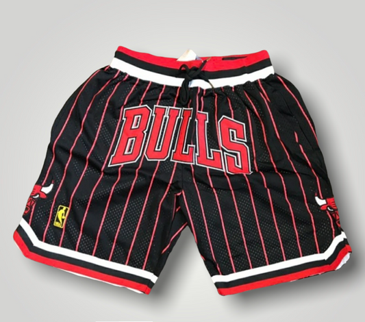 Chicago Bulls Black Strips Shorts basketball collection for men Brand new