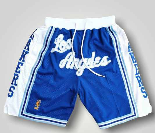Lakers Blue Basketball Shorts Summer Collection