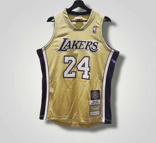 Lakers Kobe Bryant Golden Jersey #24