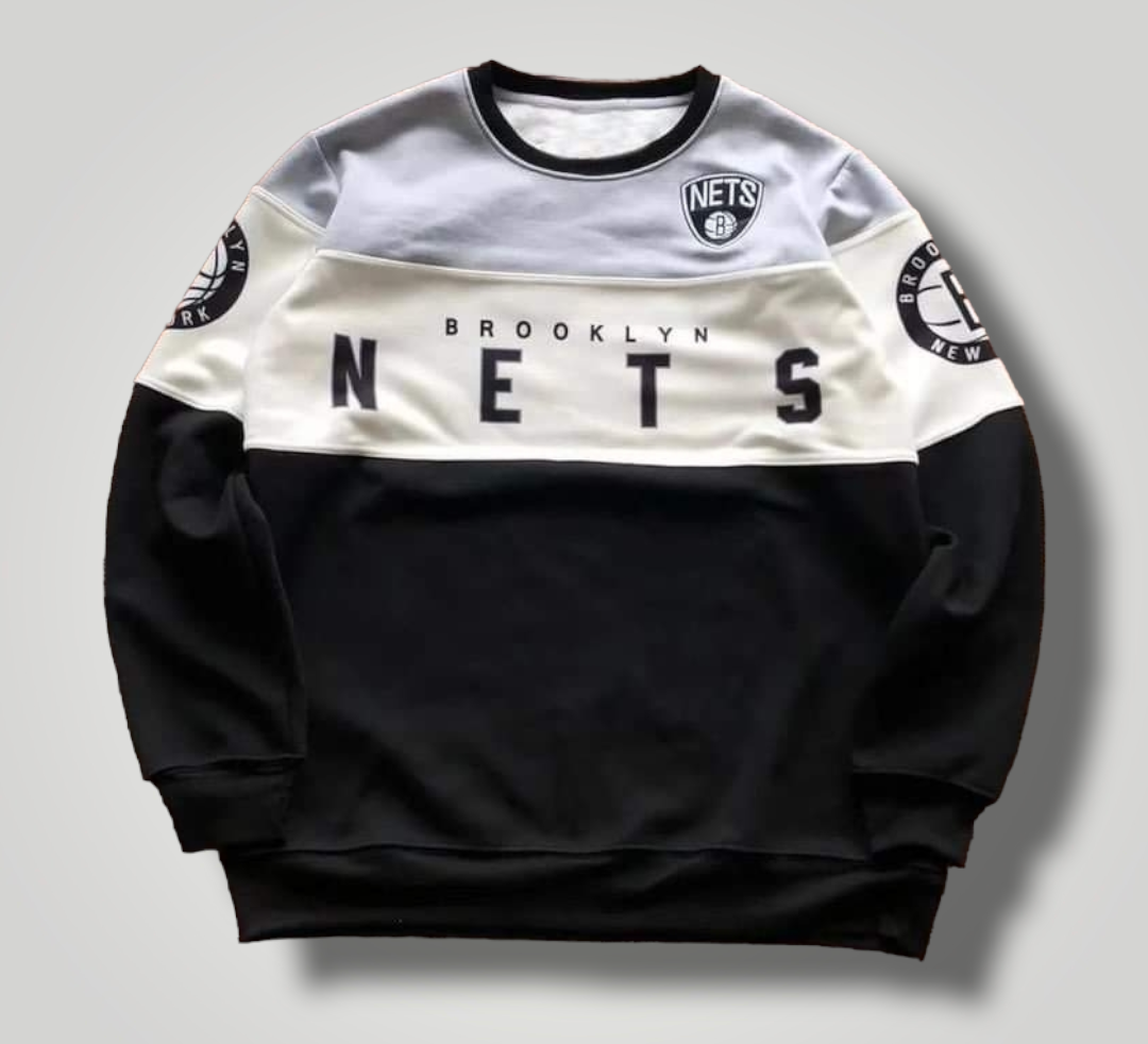 New York Brookyln Nets Basketball cotton sweatshirt