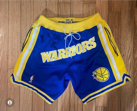 Warriors Men's new Basketball shorts Blue