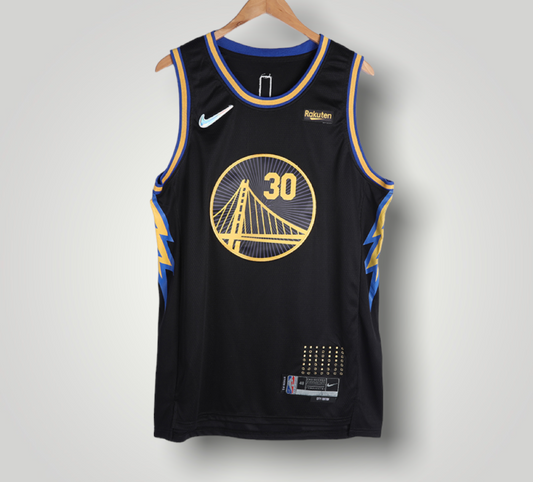 San Fransisco Golden State Warriors Stephen Curry Black Jersey #30