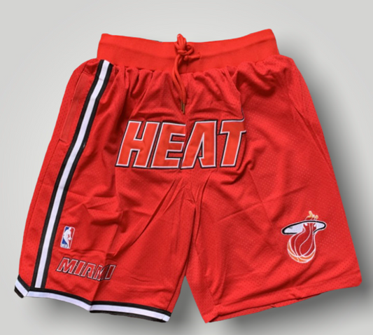 Miami Heat Shorts Red Shorts Basketball collection
