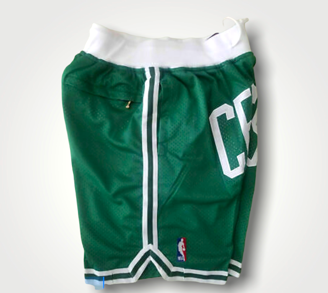 Boston Celtics Green JUST DON Shorts