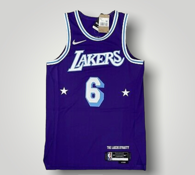 Los Angeles Lakers Lebron James City Night Jersey #6