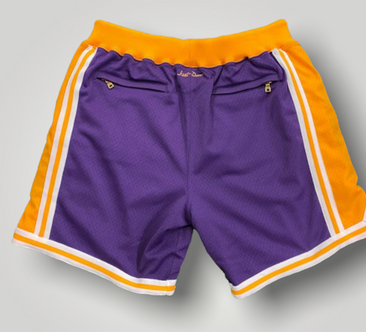 Lakers Purple Basketball Shorts