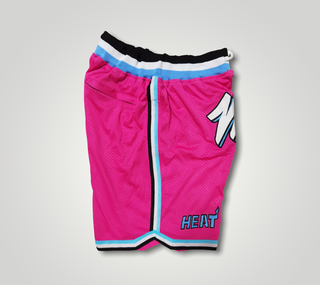 Miami Heat Basketball Pink Shorts
